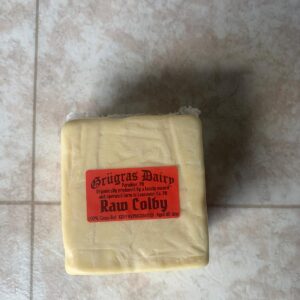 a2/a2 raw colby cheese 1 lb
